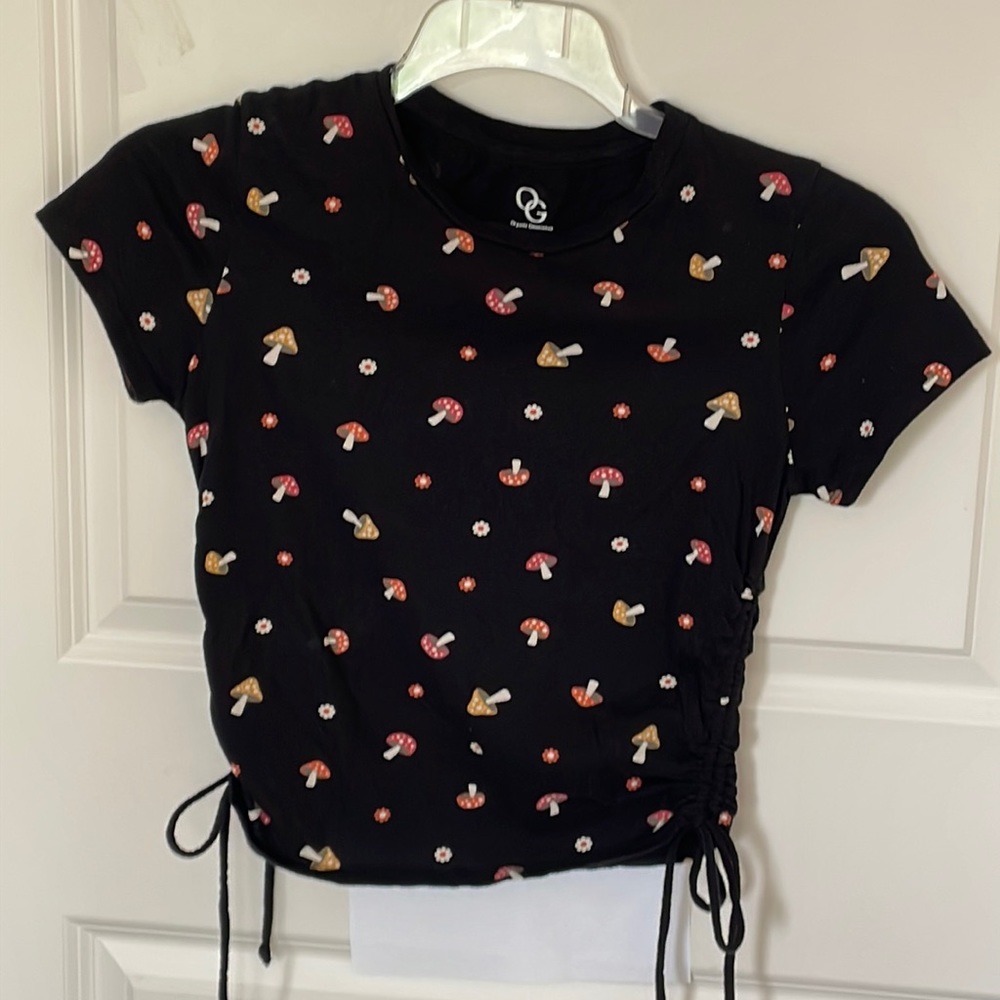 Organic Generation Mushroom Scrunch Tee Medium